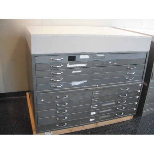 Map 10 Drawer, with Retainers and Work surface Allsold.ca Buy & Sell Used Office